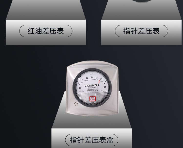 風(fēng)淋室指針差壓表盒